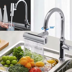 Draaibare 3-in-1 kraanverlenging 360° | TORRENTIA