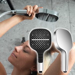 3-in-1 hogedruk douchekop | MEGASHOWER