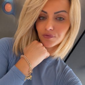 Handgemaakte armband met rozenkrans | ROSABRACE